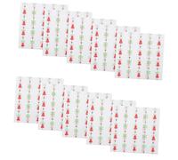 WRITWAA 120pièces Serviettes De Table Papier Motif Cloche De Noël Pour Décoration De Fête Serviettes Jetables Pour Dîners Et Cocktails