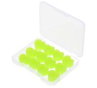 WRITWAA 12pcs Bouchons D'oreilles en Gel Moulables en Silicone Vert, Imperméables et Anti-bruit pour Dormir et Natation, Adaptés aux Garçon et Filles et Adultes