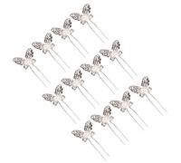 WRITWAA 12pièces Épingles à Cheveux Forme De u Avec Lot Pour Chignon Design Vintage Et Élégant