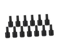 WRITWAA 13pièces Flacon Vide Pour Vernis à Ongles Réutilisable Couvercle Pour Soi-même Du Gel Pour Ongles Anti-fuite Rangement