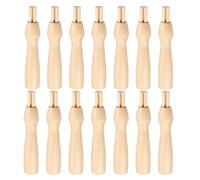 WRITWAA 14 Manches en Bois pour Aiguilles à Feutrer - Porte-outils Ergonomique pour Feutrage de Laine - Accessoires Loisirs Créatifs pour Point de Croix et Couture - Compatible Divers