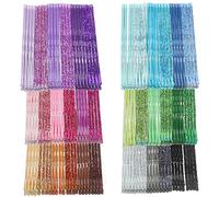 WRITWAA 144 Pièces Barrettes à Paillettes Colorées Épingles à Glitter pour Style Accessoires Pratiques pour Toutes Longueurs
