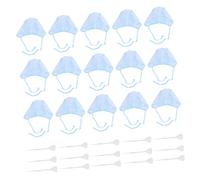 WRITWAA 15 Ensembles Chapeau surligneur trousse réutilisable kits de crochet Coloration balayer kit de couleur de cheveux faits saillants kit de coloriage de cheveux Bleu