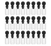 WRITWAA 150 Flacons D'échantillons de Parfum en Verre, Mini-flacons Vides de 0,5 Ml pour Huiles Essentielles avec Bouchons Anti-fuite, pour Les Voyages Et Les Tests de Parfum.