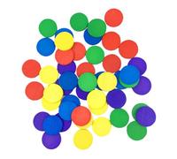 WRITWAA 150 pièces Disques Bois Colorés Jeu Éducatif Mathématiques pour Garçon Fille Outil de Numération Jetons Ludiques pour Apprentissage et Récompense