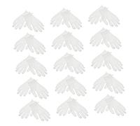 WRITWAA 15paires Coton Hydratants Pour Mains Sèches Économiques Blancs Milieu Épaisseur Soins Pour Femmes Et Hommes Intensif Pour Eczema Et Peau Rugueuse