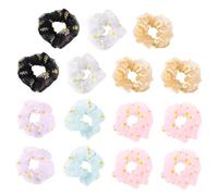 WRITWAA 15pièces Lot De Chouchous Pour Cheveux Élastiques à Cheveux Pour Queue De Cheval Anneaux Pour