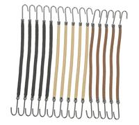 WRITWAA 15pièces Lot De Élastiques à Cheveux Avec Crochets Attaches Pour Queue De Cheval Accessoires Cheveux Femme