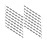 WRITWAA 16 Pièces Ressort de Traction en Acier Inoxydable avec Crochet pour Agrafeuse de Bureau, Facile à Installer, Fonctionnement Fluide, Adapté pour Usage Bureau ou Tiroir