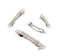 WRITWAA 160 Pièces Pinces à Cheveux Vierges à Pression Style Alligator Accessoires de Coiffure Faits Main Soi-même Pinces Automatiques Ressort pour Garçon Fille et Adultes