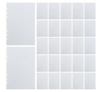 WRITWAA 180 Pièces Papier à Points A5 Blanc Perforé 6 Trous pour | Feuilles Détachables, Guidage Clair, Écriture Fluide, Création de Tableaux pour Calculs et Croquis