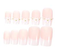 WRITWAA 1Ensemble Set De Faux Ongles Pressés Fleurs Artisanal Accessoires De Beauté Pour Ongles Design Pour Look Chic