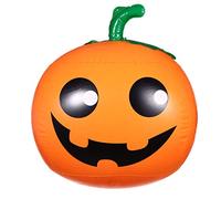 WRITWAA 1PC Ballon Citrouille Halloween, Pendentif Citrouille Gonflable, Décoration de Fête pour Halloween, Orange, 63 x 48.5 cm
