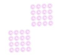 WRITWAA 2 ensembles À Paillettes En Fil D'Organza Grand À Friandises À Goûter De Mariée À Bonbons En Vrac En Tissu De Fête De Noël Pastel De 50 pièces * 2