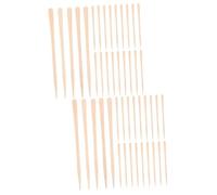 WRITWAA 2 Ensembles Bâtons De Cire Applicateur De Cire Corps De Bandes De Cire De Cire Pour Poils De Femmes Bâtonnets D'épilation Des Poils Du Corps 100 Pièces * 2