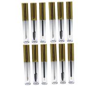WRITWAA 2 ensembles Bouteilles De Brillant À Lèvres D'Eyeliner De Cils Rechargeables Vides Pour Cosmétiques Sous-Bouteilles Tubes De Brillant À Lèvres 6 pièces * 2