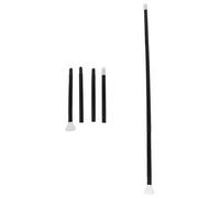WRITWAA 2 Ensembles Canne Accessoire de Halloween Noire en Plastique pour Costume de Magicien, Construction Robuste et Réalisme Amélioré, pour Soirées Costumées et Déguisements Halloween