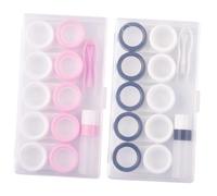 WRITWAA 2 Ensembles Coffret D'objectif De Cas D'objectif Case De Stockage D'objectif Ok PP Blanche