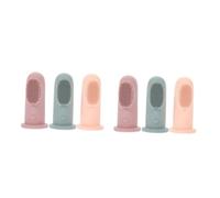 WRITWAA 2 Ensembles Dents Silicone Pour Garçon Fille Lot De Doigt Douce Pour Hygiène Développement De Bonnes Habitudes Orales 3 Pièces * 2