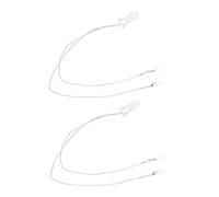 WRITWAA 2 ensembles Lot de Clips pour Appareils Auditifs avec Cordon Bte Anti-perte Nylon Abs Protection Pratique pour Adultes et Garçon Fille Clip Facile à Fixer sur Cols Fins