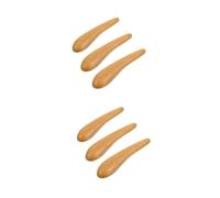 WRITWAA 2 Ensembles Masseur De D'acupuncture Massageurs Portables Massage À Main Masseur Portatif Ustensile De Massage Pratique Masseur Sûr Bois Parfumé Light Brown 3 Pièces * 2