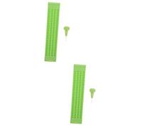 WRITWAA 2 Ensembles Plaque D'écriture En Braille Outils Pédagogiques En Braille Touche Braille Portable Plaque Braille En Écrivant Tablette D'écriture Planche Pour Light Green Plastique