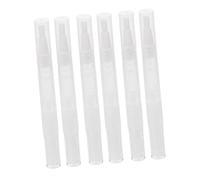 WRITWAA 2 Ensembles Set De Applicateurs Huile À Cuticule Transparent Pratique Pour Voyage Et Usage Contenants Pour Ongles 6 Pièces * 2