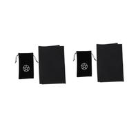 WRITWAA 2 Ensembles Set de Rangement pour Cartes de Tarot avec Tapis Pentacle de Stockage de Design Élégant pour Utilisation à Extérieur
