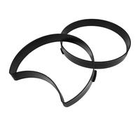 WRITWAA 2 Moules en Plastique Réutilisables pour Pavés de Jardin Moules à Béton pour Allées Kit DIY pour Dalles Rondes et Bombées Création de Chemins et Espaces Extérieurs