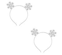 WRITWAA 2 pièces Bandeau de Noël de Accessoire de Fête pour Cosplay et Ornement Élégant pour Cheveux