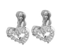 WRITWAA 2 Pièces Boucles Oreilles Inoxydable avec Forme de Cœur pour Piercings Oreilles et Nez Bijoux Hypoallergéniques pour Femmes et Hommes