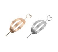 WRITWAA 2 Pièces cage à petits pains en métal cage à chignon de cheveux en métal support de chignon à cheveux chignon de manchette de cheveux alliage