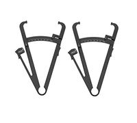WRITWAA 2 Pièces Calibre de Graisse de Cutanés pour Hommes Femmes Analyseur Portable pour Évaluer Pourcentage de Graisse