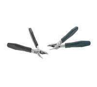 WRITWAA 2 Pièces Coupe-ongles Design Ergonomique Large Ouverture à Bord Biseauté en Métal et Plastique Poignée Longue pour Ongles Épais pour Usage à Domicile Chevet