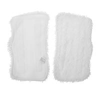 WRITWAA 2 Pièces Couverture de vadrouille à Vapeur Chiffon de Nettoyage kit de Nettoyage Remplacement de moppe têtes de Rechange pour vadrouille Les Fournitures de Nettoyage Fibre Blanche