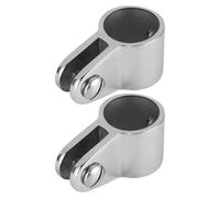 WRITWAA 2 pièces de Fixation pour Bimini Marin, Support Coulissant à mâchoire articulée en Acier Inoxydable pour Tube Rond de 3/4 Pouce, Entretien des Accessoires de Bimini pour Petits Yachts et