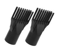 WRITWAA 2 pièces Embout Sèche-cheveux Peigne Plastique Abs Accessoire Professionnel pour Diffuser et Coiffer Compatible Plupart des Sèche-cheveux