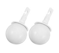 WRITWAA 2 Pièces Embouts Pour Canne à Marche Tête Boule Crochetée Accessoires Plastique Résistants et Universels pour Canne de Guidage Aveugle Mobilité Améliorée Plein Air