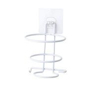 WRITWAA 2 Pièces Étagère Support De Sèche-cheveux Monté Support De Sèche-linge Support De Mur De Sèche-cheveux Rangement Sèche Cheveux Support Mural Pour Sèche-cheveux Noir