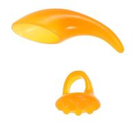 WRITWAA 2 Pièces Face And Neck Sculpting Tool Horn Shaped Gua Sha Massage Board Facial Massager For Skin Care Portable And Gentle For Sensitive Skin