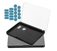 WRITWAA 2 Pièces Palette de Maquillage Vide avec Couvercle Transparent Palette Cosmétique Pratique pour à Paupières Blush Enlumineur et Contour pour Voyage et Usage