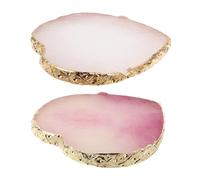 WRITWAA 2 Pièces palette de peinture à ongles palette dorée nail art présentoir de mélange de nail art tableau d'affichage de mélange