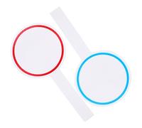 WRITWAA 2 pièces Panneaux de Vote Effaçables Portables Mousse Tableau Blanc de Notation Léger et Stable pour Événements Sportifs