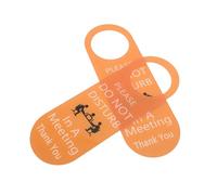 WRITWAA 2 Pièces Panneaux Porte Ne Déranger pour Bureau Plaques Suspendues de Statut pour Réunion et Conférence Signalisation Visuelle et Décorative pour Portes de Salles de Réunion