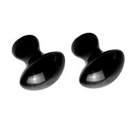 WRITWAA 2 Pièces Pierre de Massage Visage Forme de Champignon Lot de Outils de Beauté pour Massage Énergétique Froid Stimule la Circulation Sanguine et Améliore Teint Peau