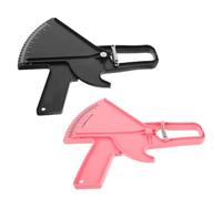 WRITWAA 2 Pièces Pince à Plis Cutanés Professionnelle en Plastique Mécanisme à Ressort Finement Réglé pour Mesure Précise du Pourcentage de Graisse Corporelle Lors D'entraînements à