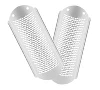 WRITWAA 2 Pièces Planche à Poncer Les Pieds Épurateur De Pierre Pour Les Pieds Lime à Pied Électrique Épurateur De Pieds Dissolvant De Peau Dure Silver Acier Inoxydable