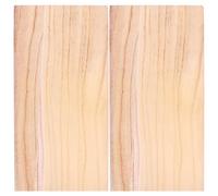 WRITWAA 2 Pièces Planche en Bois Massif Beige Rectangulaire 40x20 Cm sans Éclats pour Projets Artistiques et Séparateurs de Meubles Résistants