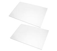 WRITWAA 2 Pièces Plaques de Découpe Acrylique pour Machine à Embosser | 8 X 6 Pouces, Support Stable et Transparence Claire, Bords Lisses, Usage Répété pour Gabarits et Projets Créatifs