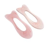 WRITWAA 2 Pièces Plateau de Grattage Outil de Massage pour Tout Corps Visage Améliore Circulation Sanguine Lymphatique pour Conception Durable